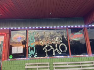 Vegan pho!  at Papasan's Vietnamese in Cocoa