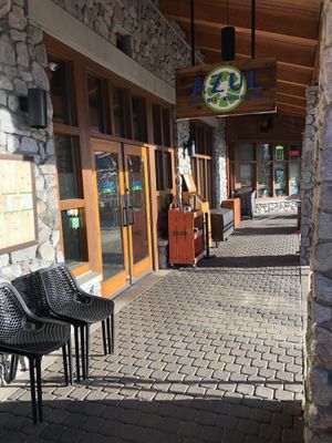Cute front entry at Azul-Latin Kitchen in South Lake Tahoe