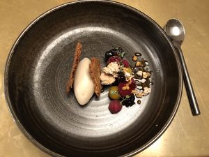 Oat Berries Amazake at Alice in Ottawa