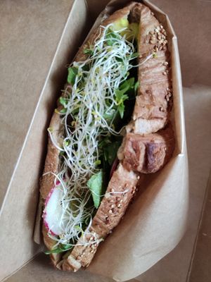 Tempeh Croissant (takeaway) at Rohe in Tallinn