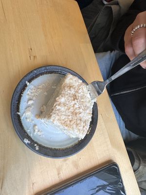 White chocolate napoleon   at Rohe in Tallinn