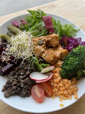 Tofu bowl  at Rohe in Tallinn