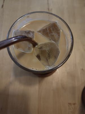 salted caramel latte at Rohe in Tallinn