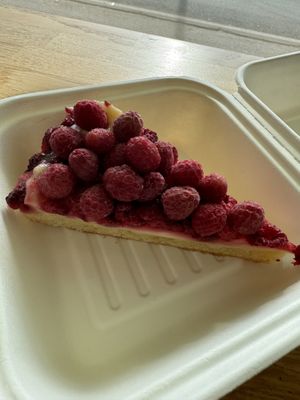 Raspberry cake  at Rohe in Tallinn