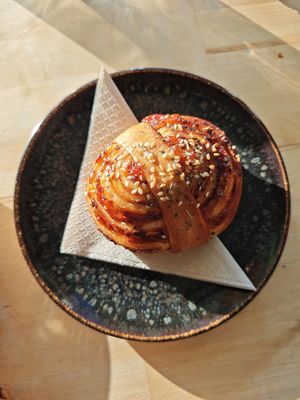 Pizza roll at Rohe in Tallinn