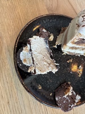 Inside of Oreo cake  at Rohe in Tallinn