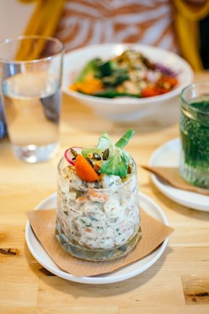 Potato salad with mayo.  at Rohe in Tallinn