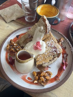 PB&J French toast   at The Thirsty Elephant  in Pontyclun