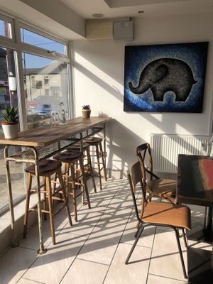 Amazing area to do some emails 😍 at The Thirsty Elephant  in Pontyclun