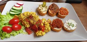 frühstücksplatte at Cafe Medusa in Wuppertal