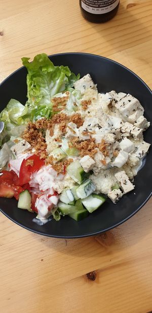 greek bowl at Cafe Medusa in Wuppertal