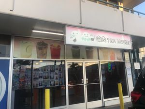 Outside  at QQ Tea House in Honolulu