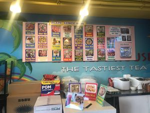 Menu at QQ Tea House in Honolulu