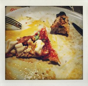 Down to the last slice and feeling very full!  at MXP - Rossopomodoro - T1 in Ferno