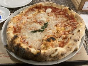 Margarita with vegan mozzarella  at MXP - Rossopomodoro - T1 in Ferno