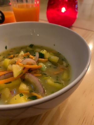 ceviche de manga at Club Life in Porto