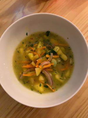 ceviche at Club Life in Porto