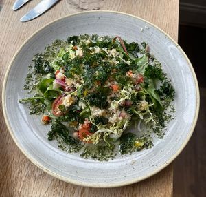 Kale & quinoa salad with lemon dressing   at Glenisle in Isle Of Arran