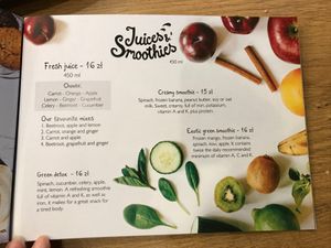 Juicies & Smoothies at Mihiderka - Dielta in Krakow