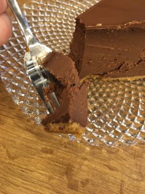 Tofu Cheesecake Slice at Mihiderka - Dielta in Krakow