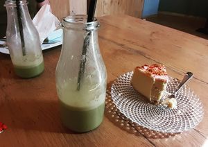 tofu cake, incredibly delicious at Mihiderka - Dielta in Krakow