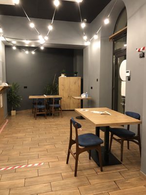 Seating area  at Mihiderka - Dielta in Krakow