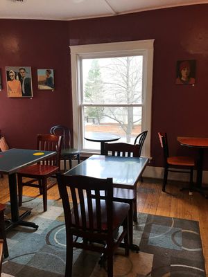 Side room seating at Cool Beans Coffee Co in Columbia