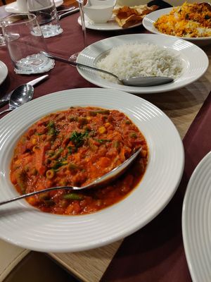 Veg Bhuna at Namaste in Zagreb