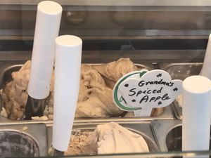 Vegan Spiced Apple Gelato  at Milkissimo Gelato in San Diego