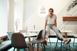 friends at Yesh Fresh in St Petersburg