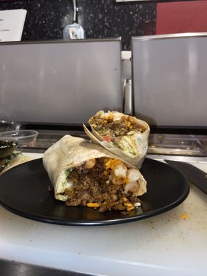 California burrito  at Rad.ish Street Food in Williamsburg