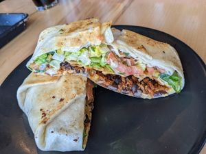 Crunchwrap at Rad.ish Street Food in Williamsburg
