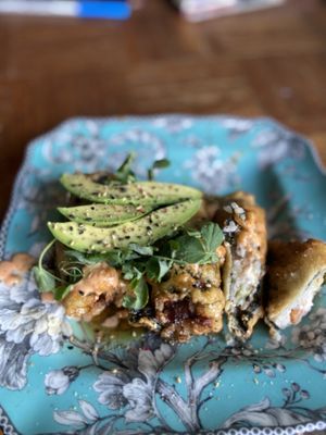 Tempura sushi at Rad.ish Street Food in Williamsburg