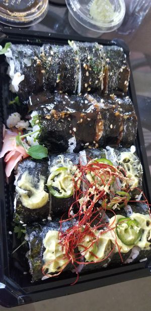 Sushi yum! at Rad.ish Street Food in Williamsburg