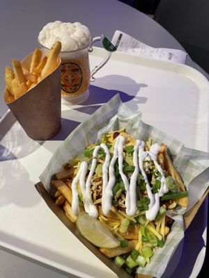  Fries and butter beer  at Warner Bros. Studio Tour in Watford