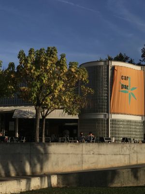 Outside at Cafe del Parc in Girona
