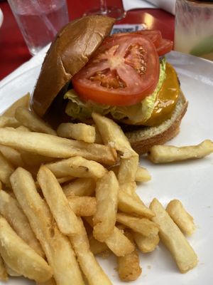 Veggie life vegan burger  at Three Dollar Deweys in Portland