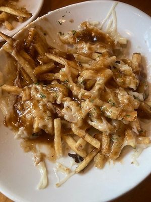 Poutine at Three Dollar Deweys in Portland