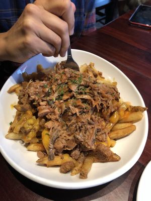 Poutine + Beyond Meat  at Three Dollar Deweys in Portland