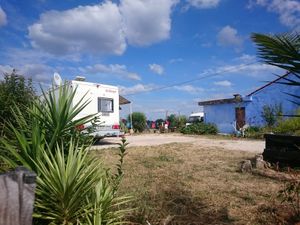 Motorhome  at Quinta das Lameiras in Tomar