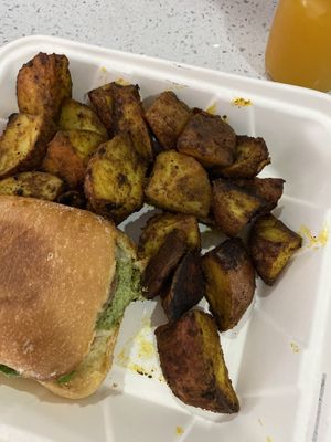Vegan panini  at Holi Vegan Kitchen in Miami