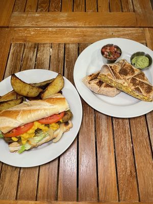 Spread at Holi Vegan Kitchen in Miami