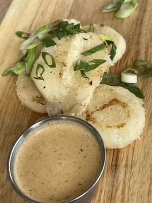 Yuca bites   at Holi Vegan Kitchen in Miami