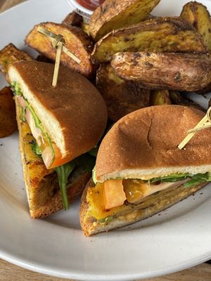 Tempeh sandwich   at Holi Vegan Kitchen in Miami