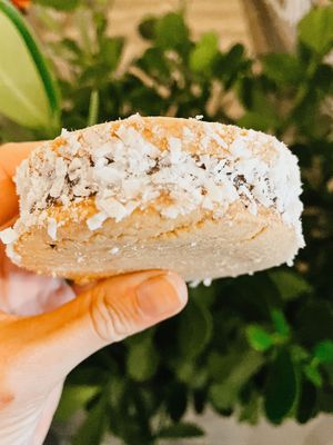 Vegan alfajor at Holi Vegan Kitchen in Miami