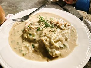 White Sauce Ravioli  at Once:Once in Antigua