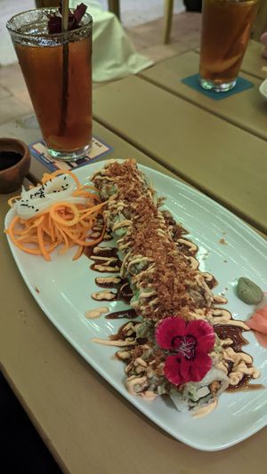 Fuego sushi roll - so much flavour!! at Once:Once in Antigua