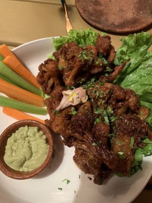 Cauliflower wings  at Once:Once in Antigua
