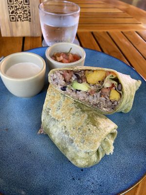 Burrito at Rio Bhongo in Papagayo