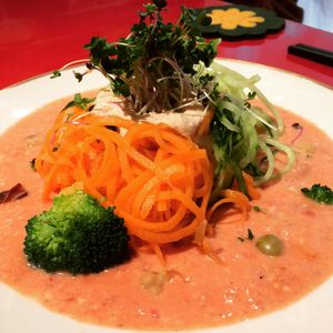 vegetable noodles at Gavy in Tokyo